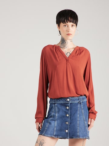 ESPRIT Blouse in Bruin: voorkant