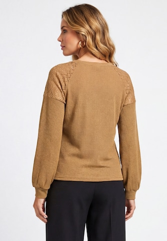 Pull-over usha BLACK LABEL en marron