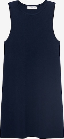 MANGO Pletené šaty 'RALLADO' - Modrá: predná strana