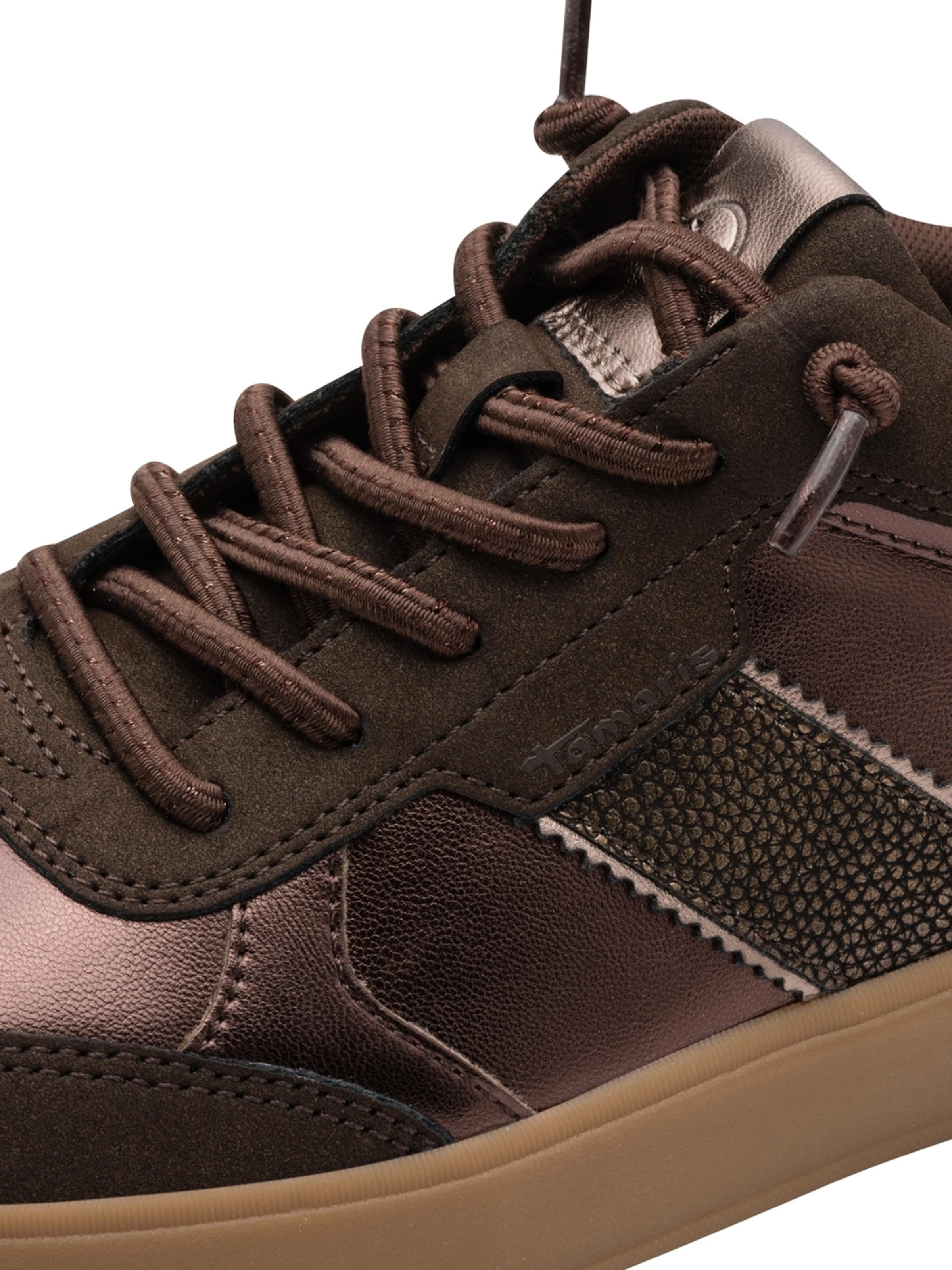 Baskets basses Tamaris en marron