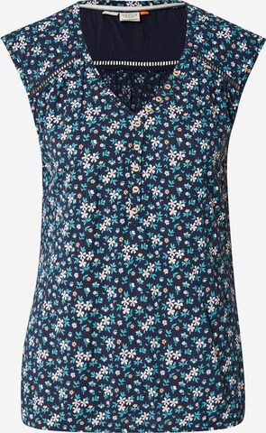 Ragwear Blouse 'SALTTY' in Blauw: voorkant