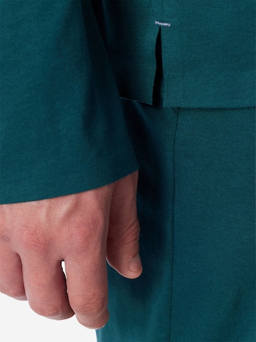 Pyjama long ' Modern Bonded ' SCHIESSER en vert