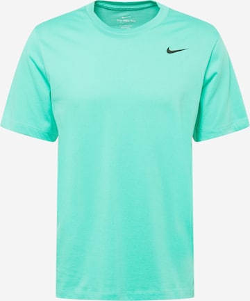 NIKE Funkční tričko – zelená: přední strana