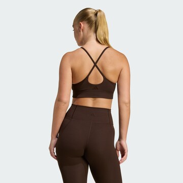 Bustier Soutien-gorge de sport 'All Me' ADIDAS PERFORMANCE en marron