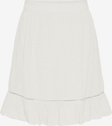 PIECES Skirt 'JEANITA' in White: front