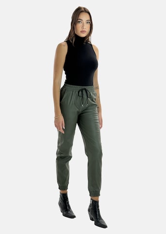 Effilé Pantalon Elara en vert