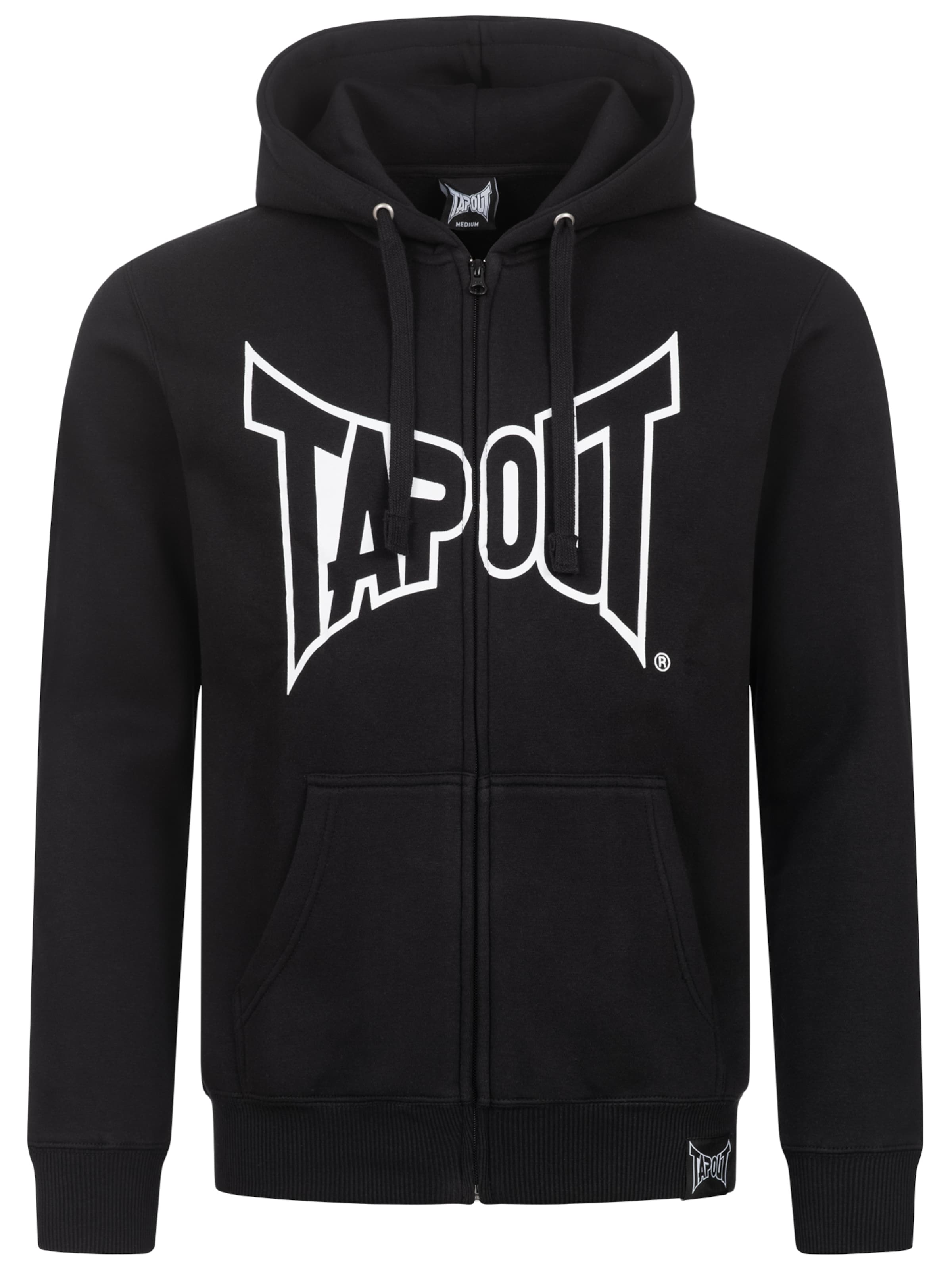 Tapout Sweatjacka 'Marfa' i svart: framsida