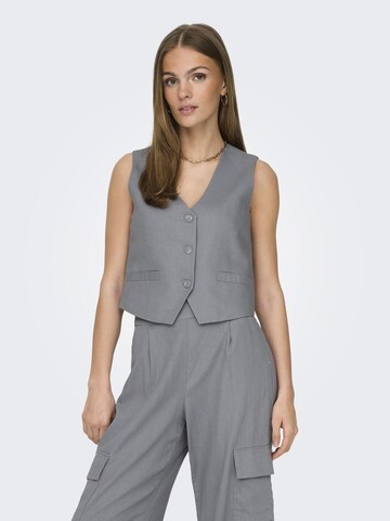 JDY Suit Vest in Grey: front