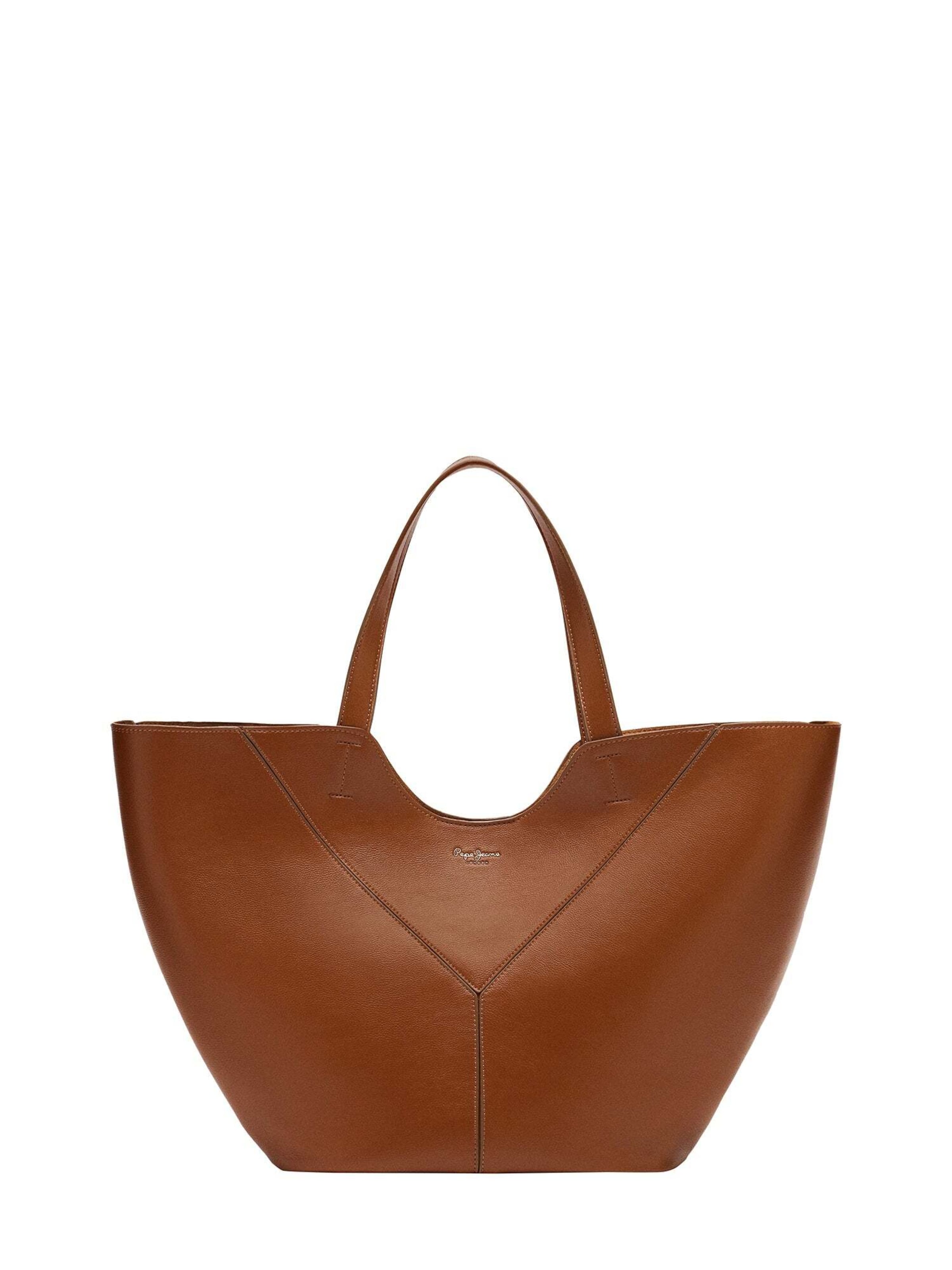 Cabas ' CELESTIA HEXIA ' Pepe Jeans en marron : devant