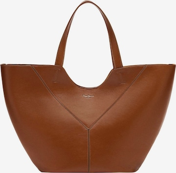 Cabas ' CELESTIA HEXIA ' Pepe Jeans en marron : devant