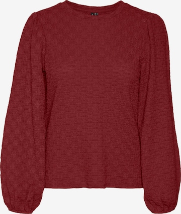 Chemisier 'VMFlower' VERO MODA en rouge : devant