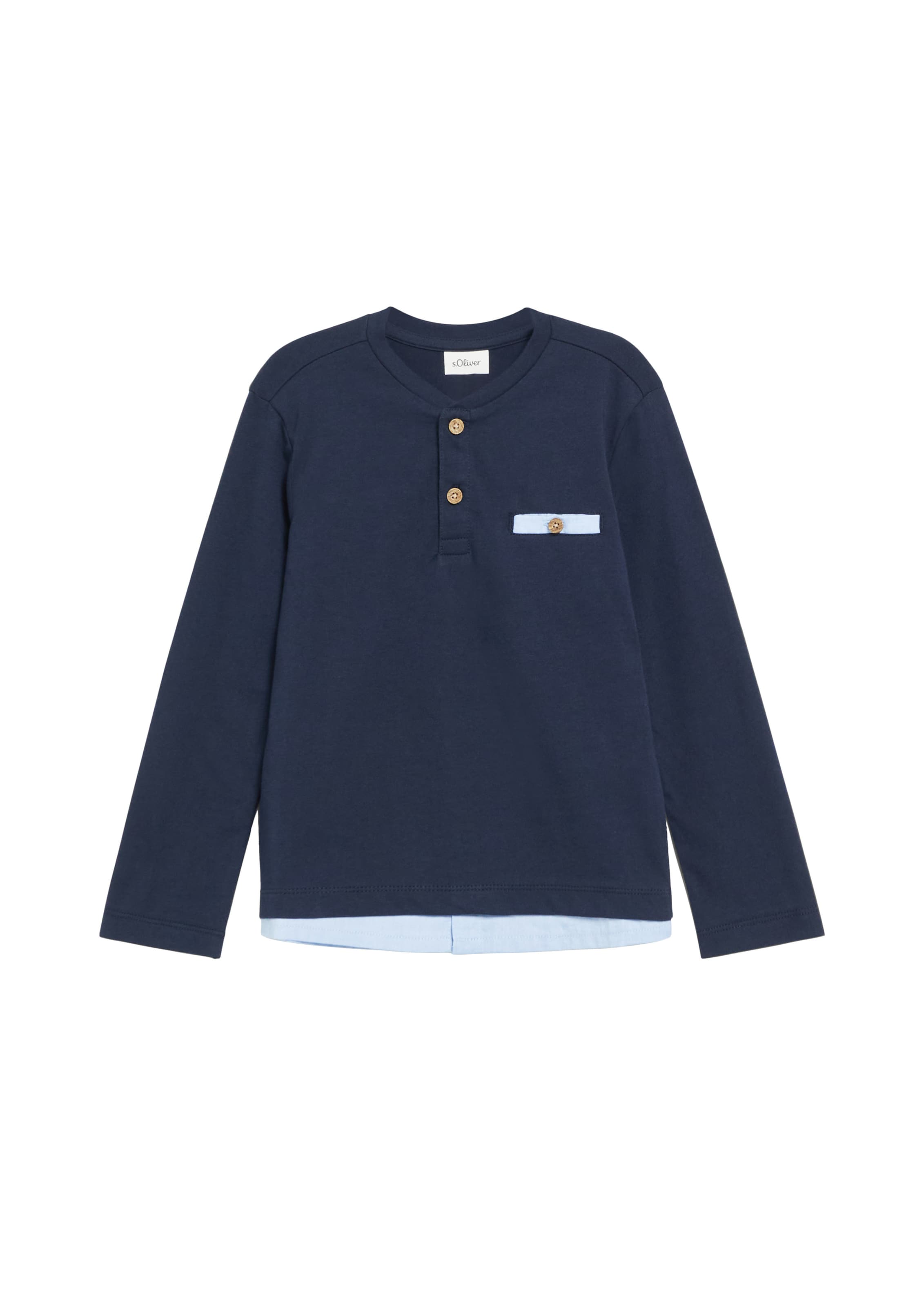 s.Oliver Shirt in Blue: front