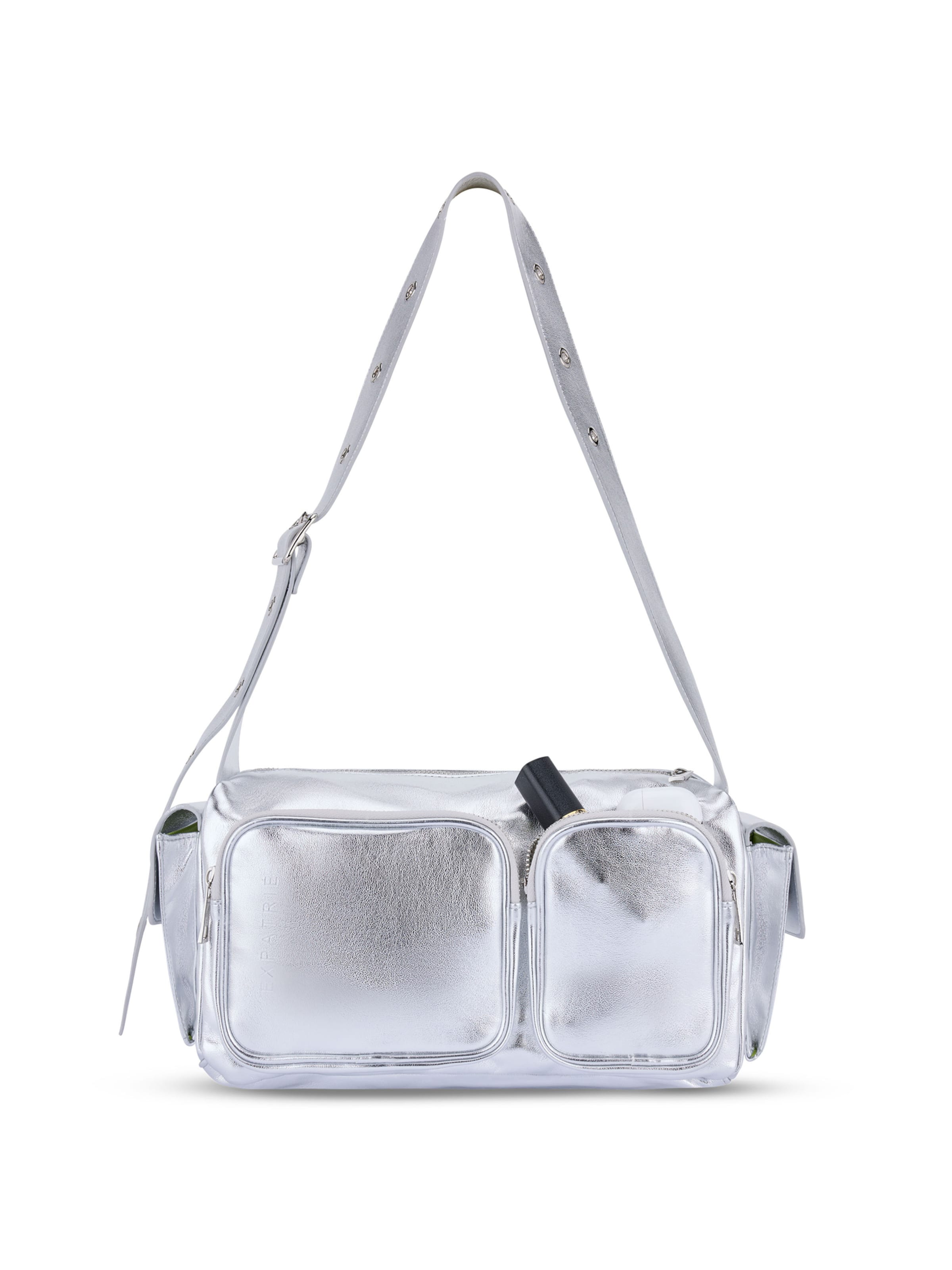 Borsa a spalla 'Stella' di Expatrié in argento