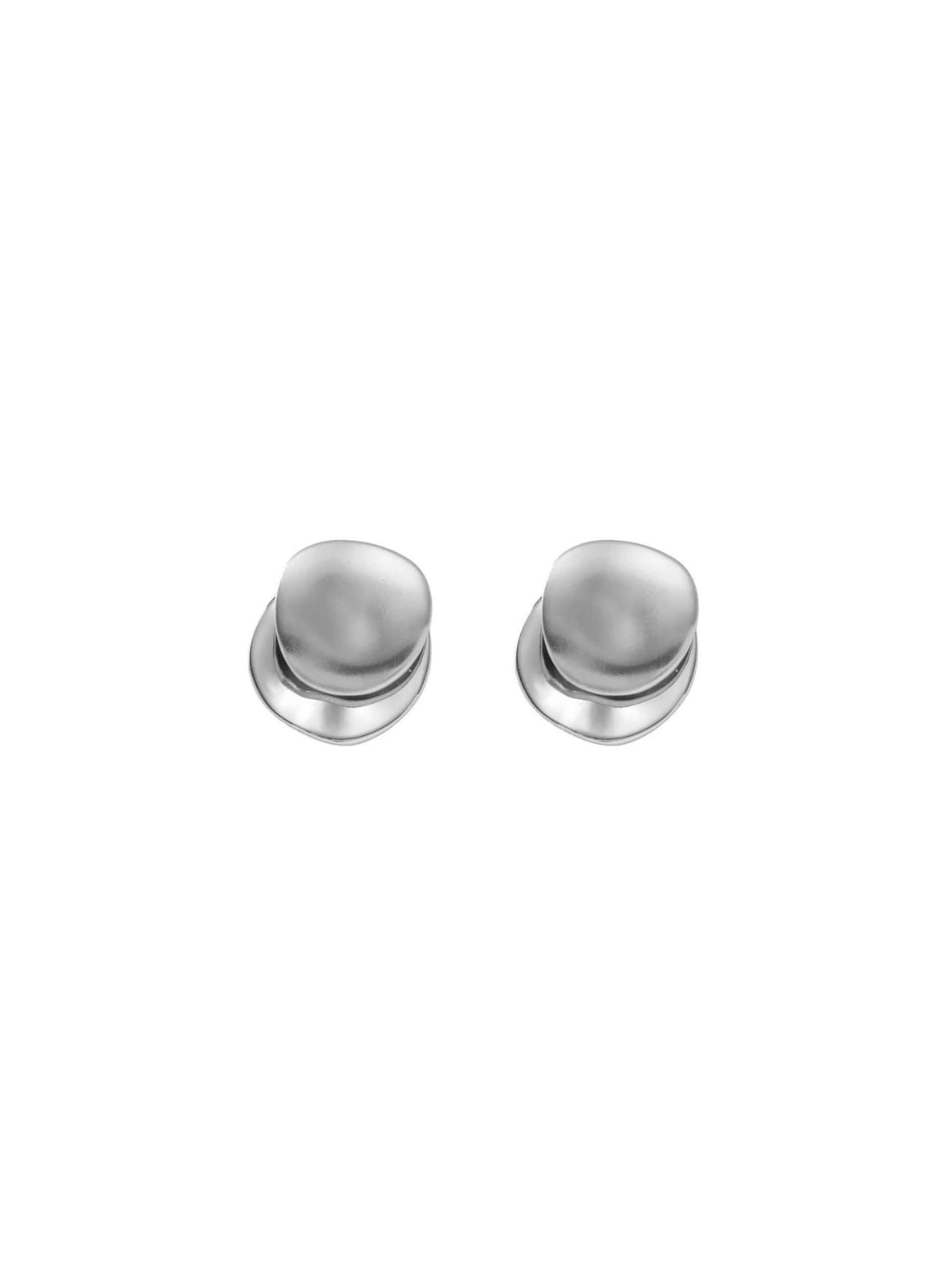 DNSK Copenhagen Earrings 'TOVE' in Silver: front