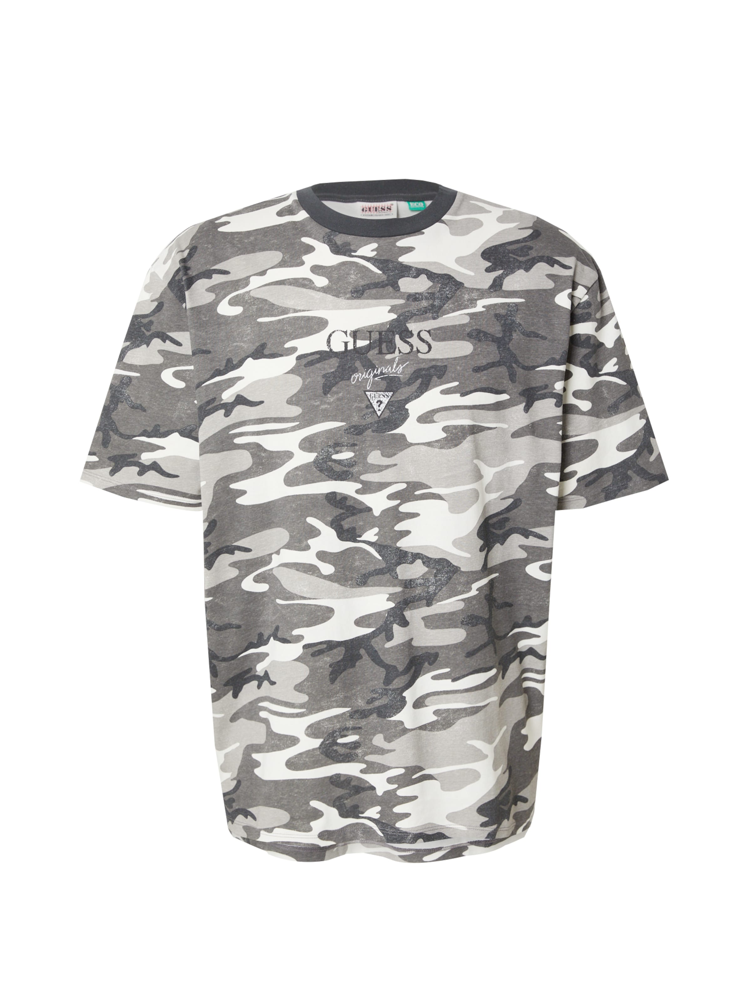 GUESS Originals T-shirt i grå: framsida