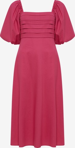 Tussah Dress 'ROSANNA' in Pink: front