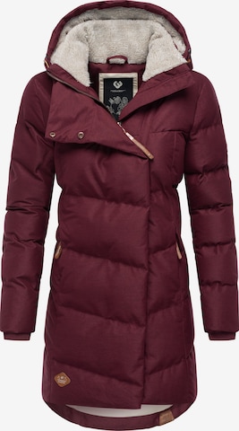 Ragwear Winter Coat 'Pavla' in Red: front