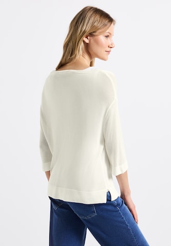 STREET ONE Pullover in Weiß