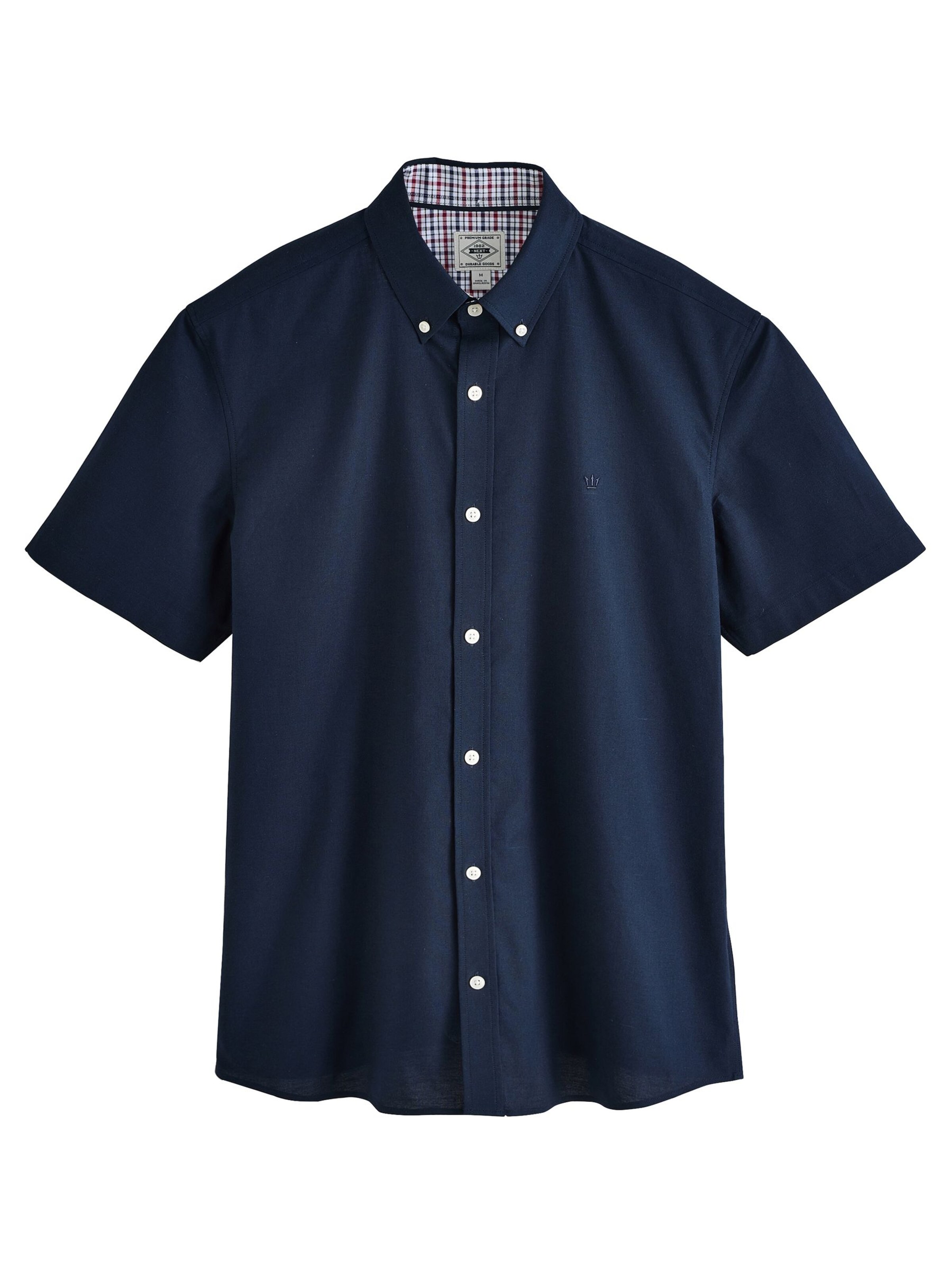 Next Regular fit Button Up Shirt in Blue: front