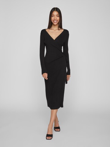 Rochie tricotat 'COMFY' de la VILA pe negru