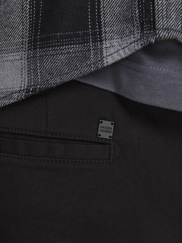 JACK & JONES Конический (Tapered) Брюки-карго 'JJIAce JJDex' в Черный
