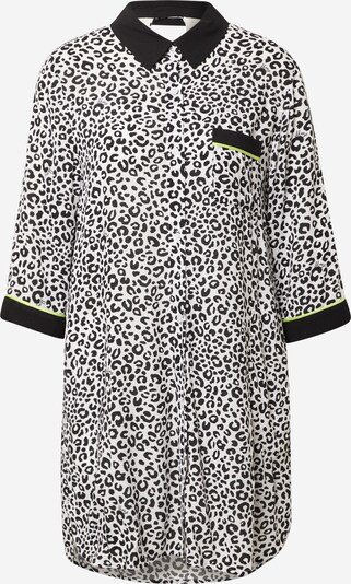 DKNY Nočná košieľka - kiwi / čierna / šedobiela, Produkt