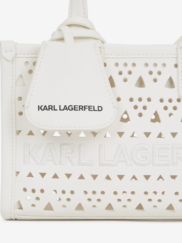 Borsa a mano di Karl Lagerfeld in bianco