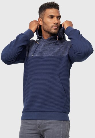 INDICODE JEANS Pullover in Blau