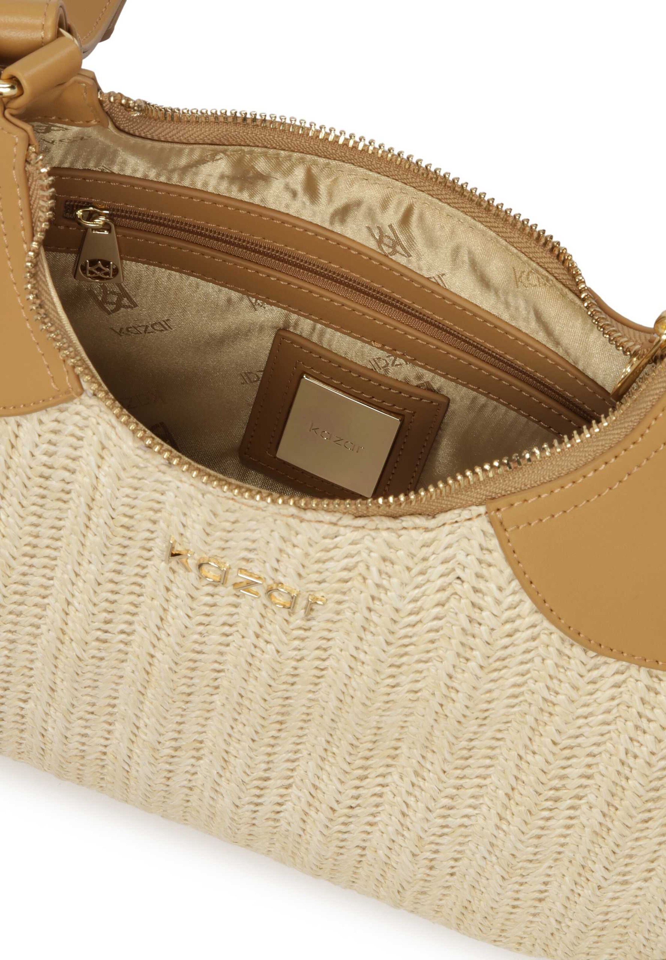 Borsa a spalla di Kazar in beige