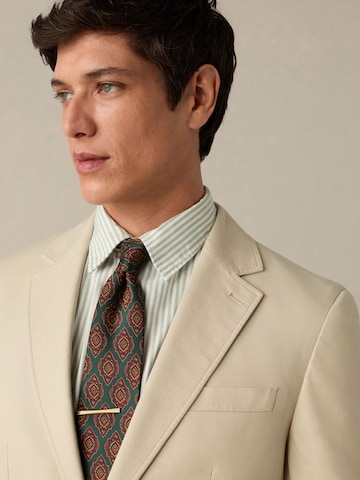 Coupe regular Veste de costume Next en beige