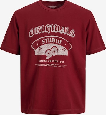 JACK & JONES Bluser & t-shirts 'JORMEADOWS' i rød: forside