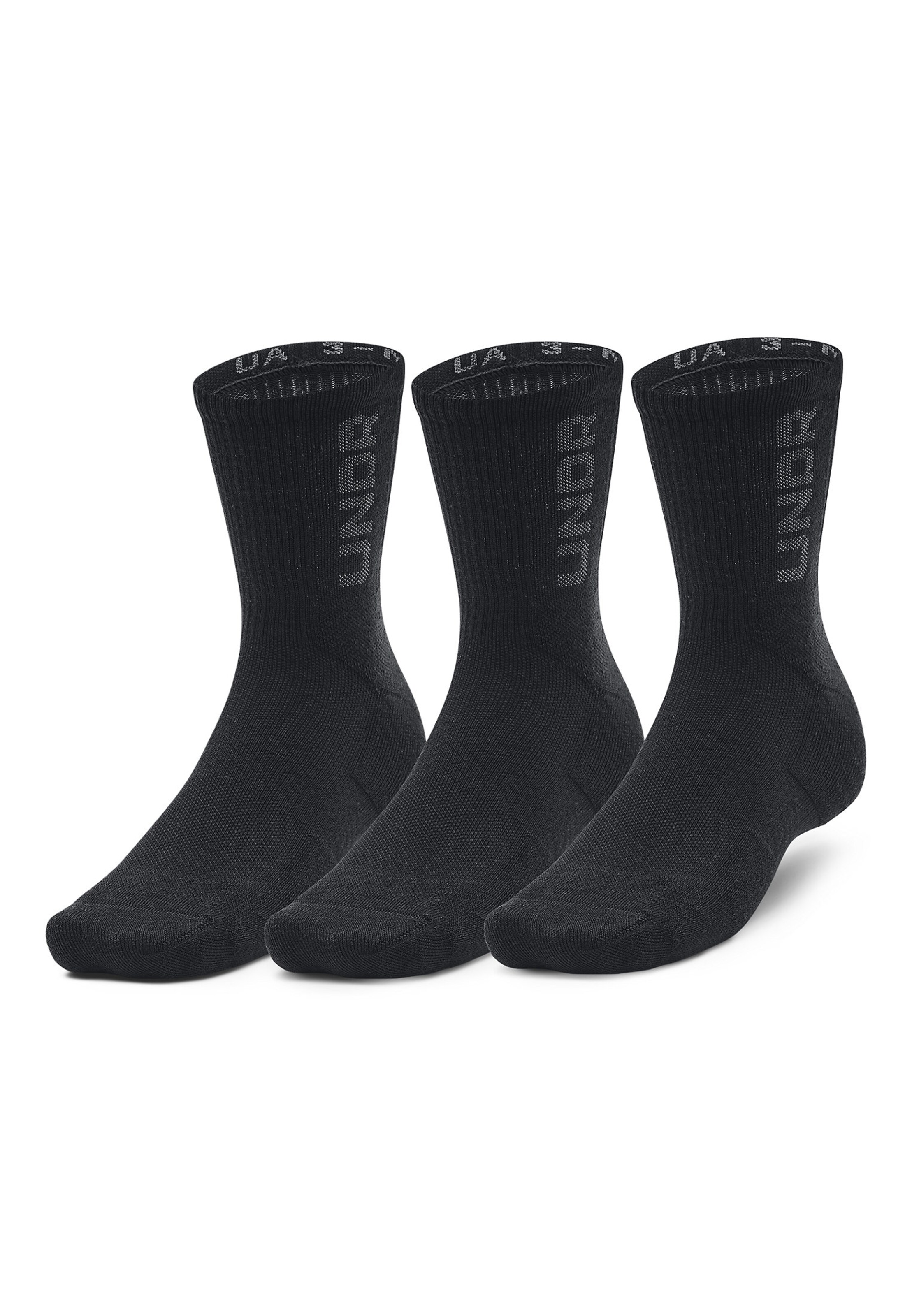 UNDER ARMOUR Sports socks in Black: front