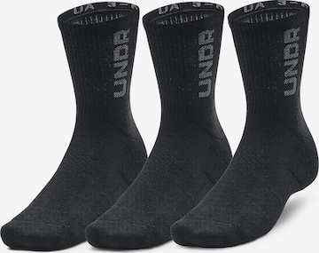 UNDER ARMOUR Sports socks in Black: front