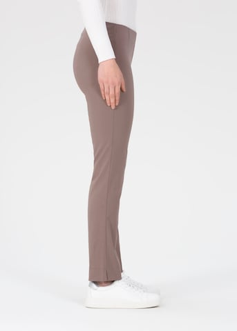 STEHMANN Slimfit Hose 'Ina' in Taupe | ABOUT YOU