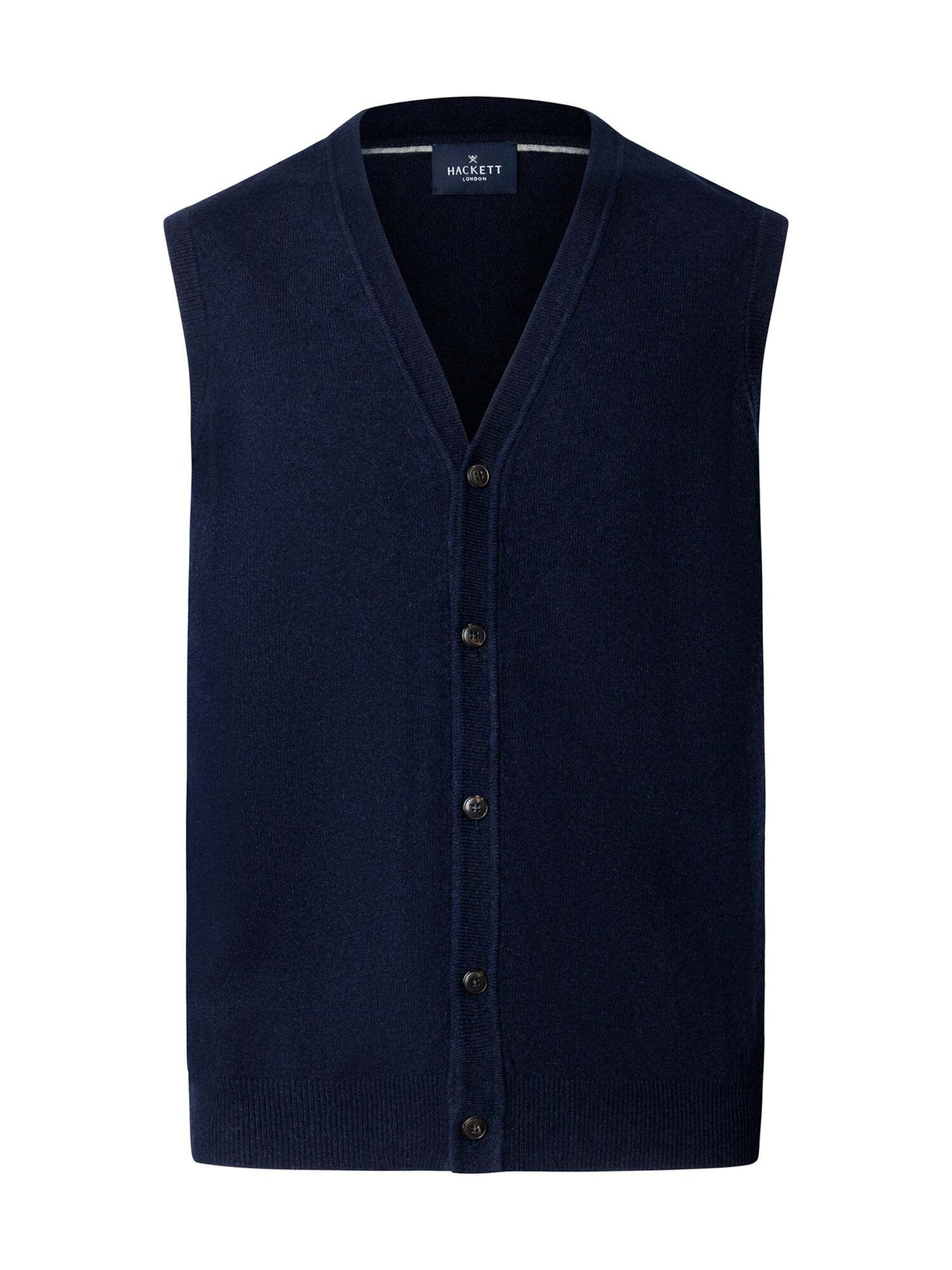 Gilet di Hackett London in blu: frontale