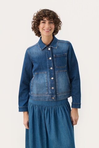 Part Two Between-season jacket 'Nannie' in Blue: front