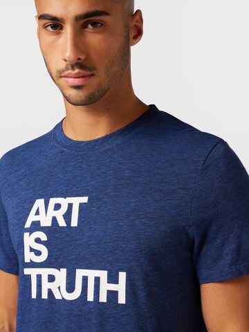 Zadig & Voltaire Shirt 'ART IS TRUTH' in Blauw