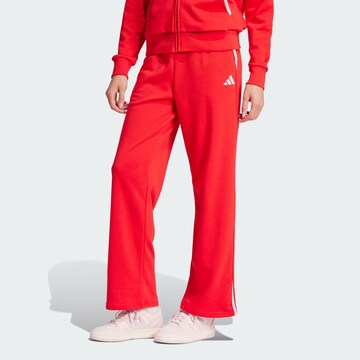 ADIDAS SPORTSWEAR Regular Sports trousers 'Essentials' in Red: front