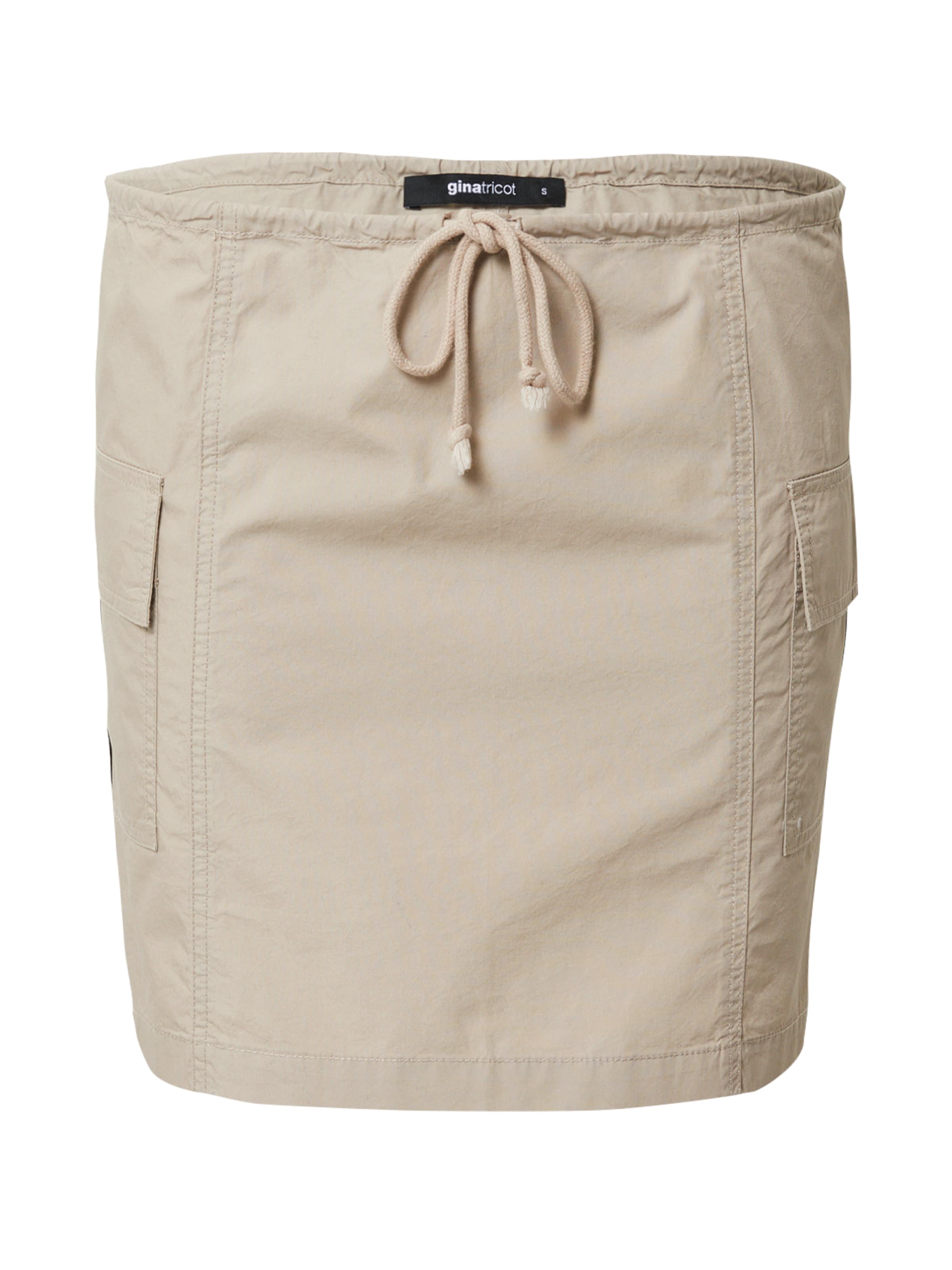 Gina Tricot Rock 'Michaela' in Beige: Vorderseite