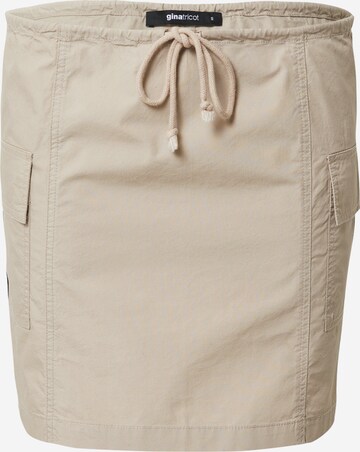 Jupe 'Michaela' Gina Tricot en beige : devant