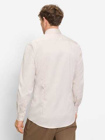 OLYMP Slim fit Button Up Shirt 'Level 5' in White