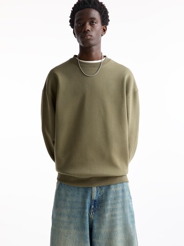 Pull&Bear Sweatshirt i grøn: forside