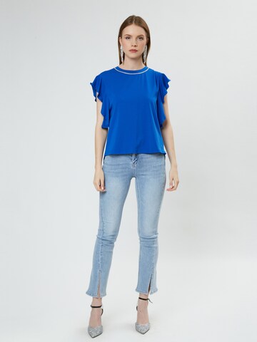 Influencer Top in Blue