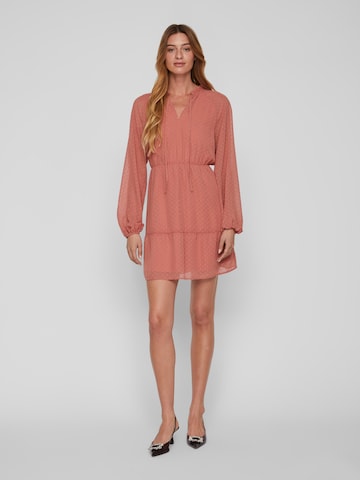 VILA Dress 'Dobby' in Pink