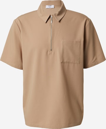 ABOUT YOU x Kevin Trapp - Ajuste regular Camiseta 'Tom' en marrón: frente