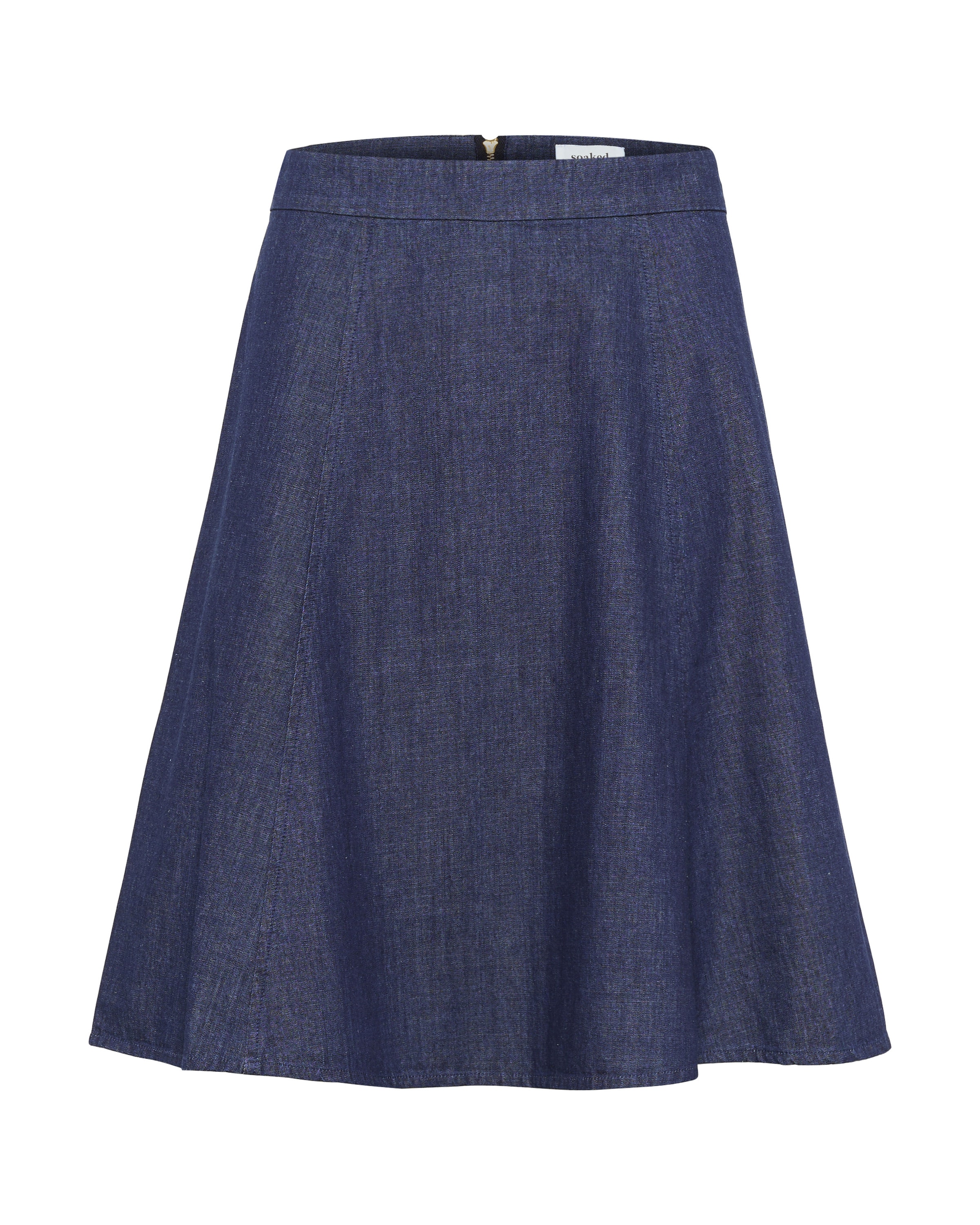 SOAKED IN LUXURY Rock 'Chamy' in Blau: Vorderseite