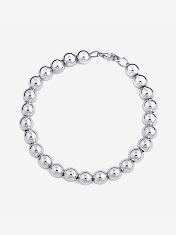 CLASSYANDFABULOUS Jewelry Bracelet 'Kugelarmband 7mm 14k Gold filled/ 14k Roségold filled/ 925 Sterling Silber' in Silver: front