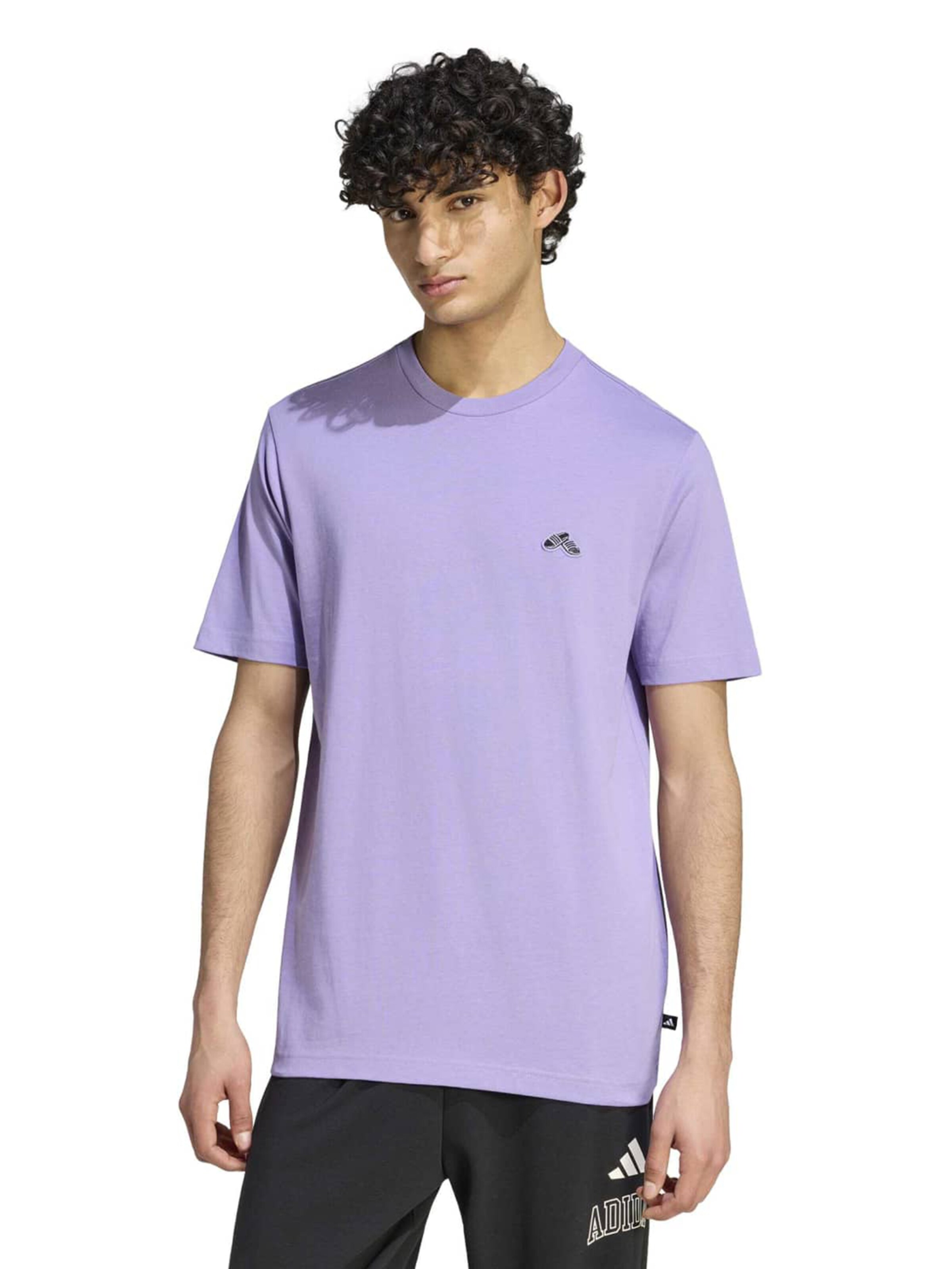 ADIDAS SPORTSWEAR Λειτουργικό μπλουζάκι 'SLIDE' σε λιλά: μπροστά