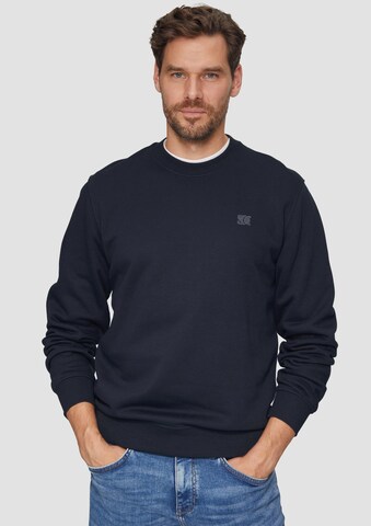 Sweat-shirt s.Oliver en bleu : devant