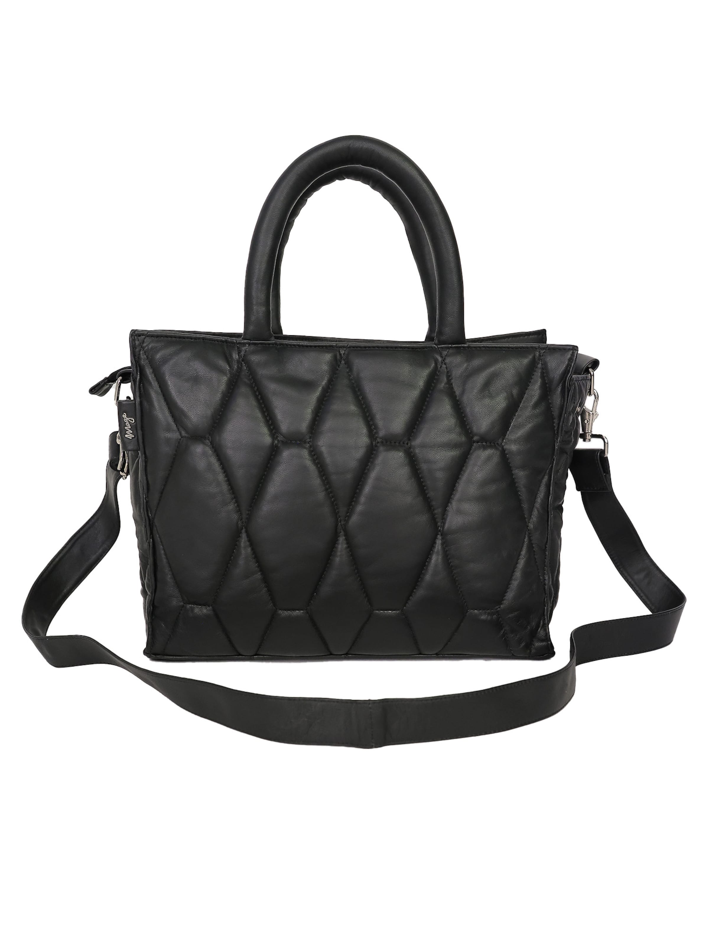Maze Handtasche in Schwarz: Vorderseite